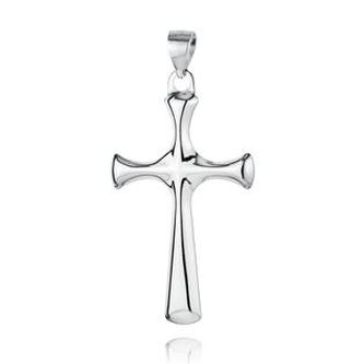 NB-4086 Stříbrný přívěšek - kříž