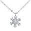 NB-2031 Střibrný náhrdelník sněhová vločka