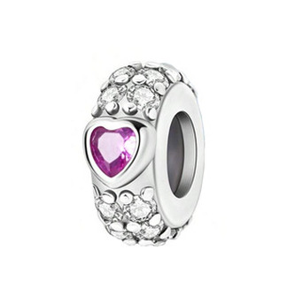 B0219 Stříbrný přívěšek korálek na náramek - zvířátka