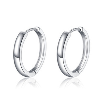 NB-3972 Stříbrné náušnice kroužky