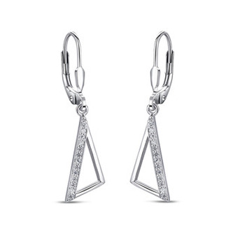 NB-3814 Visací náušnice se zirkony