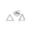 NB-3867 Stříbrné náušnice trojúhelníky