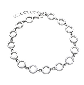NB-1229 Dámský stříbrný náramek s kolečky