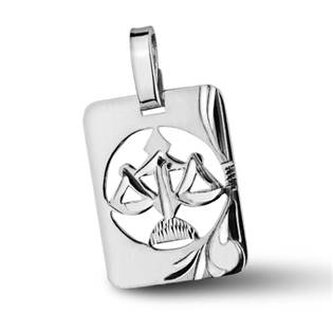 ZB51255-10 Stříbrný přívěsek znamení VÁHY - znamení zvěrokruhu