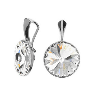 NBP141-CR Stříbrný přívěšek Crystals from Swarovski, Crystal