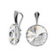 NBP141-CR Stříbrný přívěšek Crystals from Swarovski, Crystal