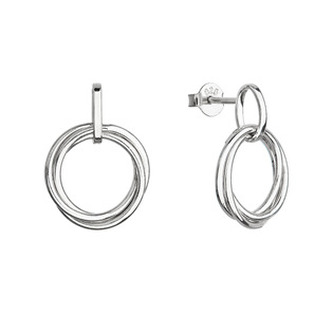 EG2960 Stříbrné náušnice tři kroužky