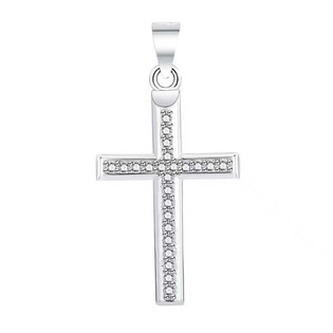 NB-4605 Stříbrný přívěšek křížek