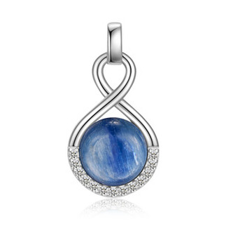 NB-4403 Stříbrný přívěšek s kyanitem