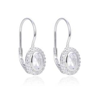 NB-3476 Stříbrné náušnice na klapku