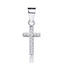 NB-4593 Drobný stříbrný přívěšek křížek