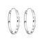 NB-3116-30 Stříbrné náušnice kruhy 30 mm