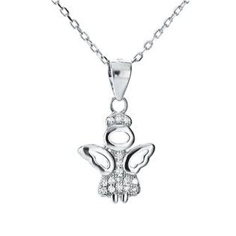 NB-2051 Stříbrný náhrdelník andílek - andílci