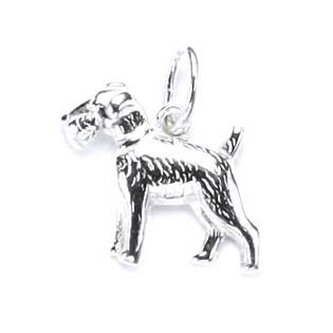 CS3101 Stříbrný přívěšek pes teriér - zvířátka