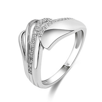 NB-5556-56 Stříbrný prsten se zirkony