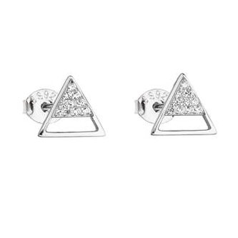 EG2618 Stříbrné náušnice trojúhelníky