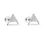 EG2618 Stříbrné náušnice trojúhelníky
