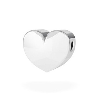 NB-8021-ST Stříbrný přívěšek korálek SRDCE