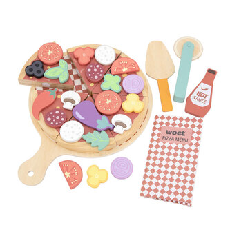 Dřevěná sada na přípravu pizzy