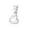NB-0205-AB Stříbrný přívěšek se srdcem Crystals from Swarovski® AB
