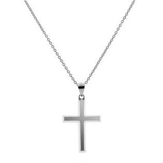 NB-2201 Stříbrný náhrdelník - kříže