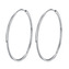 NB-3662-45 Stříbrné náušnice kruhy 45 mm