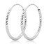 NB-3071-25 Stříbrné náušnice kruhy 25 mm