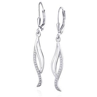 NB-3179 Visací náušnice se zirkony