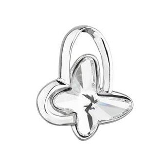 EG1096 Stříbrný přívěšek s motýlem kamenem Crystals from Swarovski®