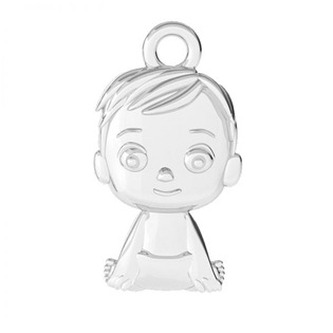 KST1118 Stříbrná komponenta chlapeček - zvířátka