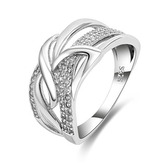 NB-5557-51 Stříbrný prsten se zirkony