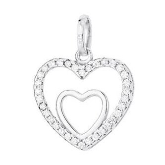 NB-4187 Stříbrný přívěšek srdce