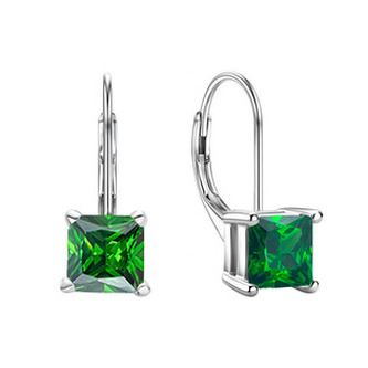 NB-3963 Stříbrné náušnice se zirkonem