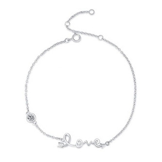 ZB86231 Stříbrný náramek Love - křídla