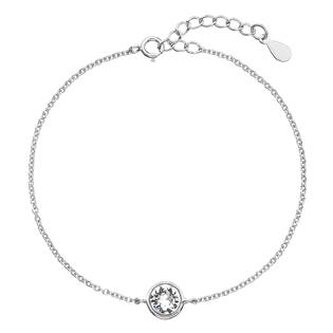 EG7055 Stříbrný náramek s kamenem Crystals from Swarovski®
