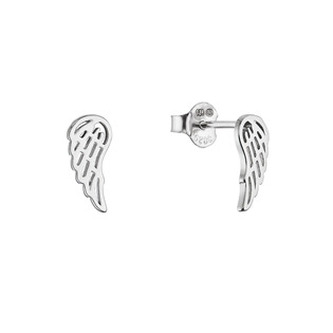EG1365 Stříbrné náušnice andělská křídla