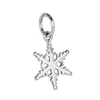 AL4099 Stříbrný přívěšek sněhová vločka - dětské