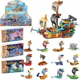 Klocki statek piracki +31el. MIX