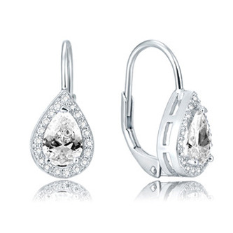 NB-3580 Stříbrné náušnice se zirkony