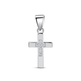 NB-4376 Stříbrný přívěšek kříž