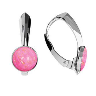 NBP37-OP57 Stříbrné opálové náušnice