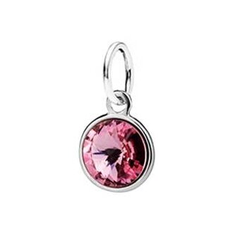 CS3700-LR Stříbrný přívěšek s kamenem Crystals from SWAROVSKI®Light Rose - ostatní