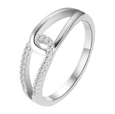 NB-5567-54 Stříbrný prsten se zirkony