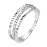 NB-5563-61 Stříbrný prsten se zirkony