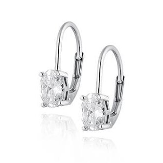 NB-3571 Stříbrné náušnice se zirkony