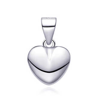 NB-4445 Stříbrný přívěšek srdíčko - srdce