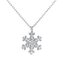 NB-2064 Stříbrný náhrdelník sněhová vločka