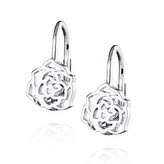 NB-3004 Stříbrné náušnice růžičky - květiny