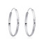 NB-3037-35 Stříbrné náušnice kruhy 35 mm