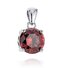 NB-4202-R Stříbrný přívěšek s červeným zirkonem